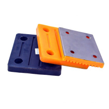 Saudi customer rubber pads wear resistance polyurethane buffering block pu cushion spare parts for clamp equipment